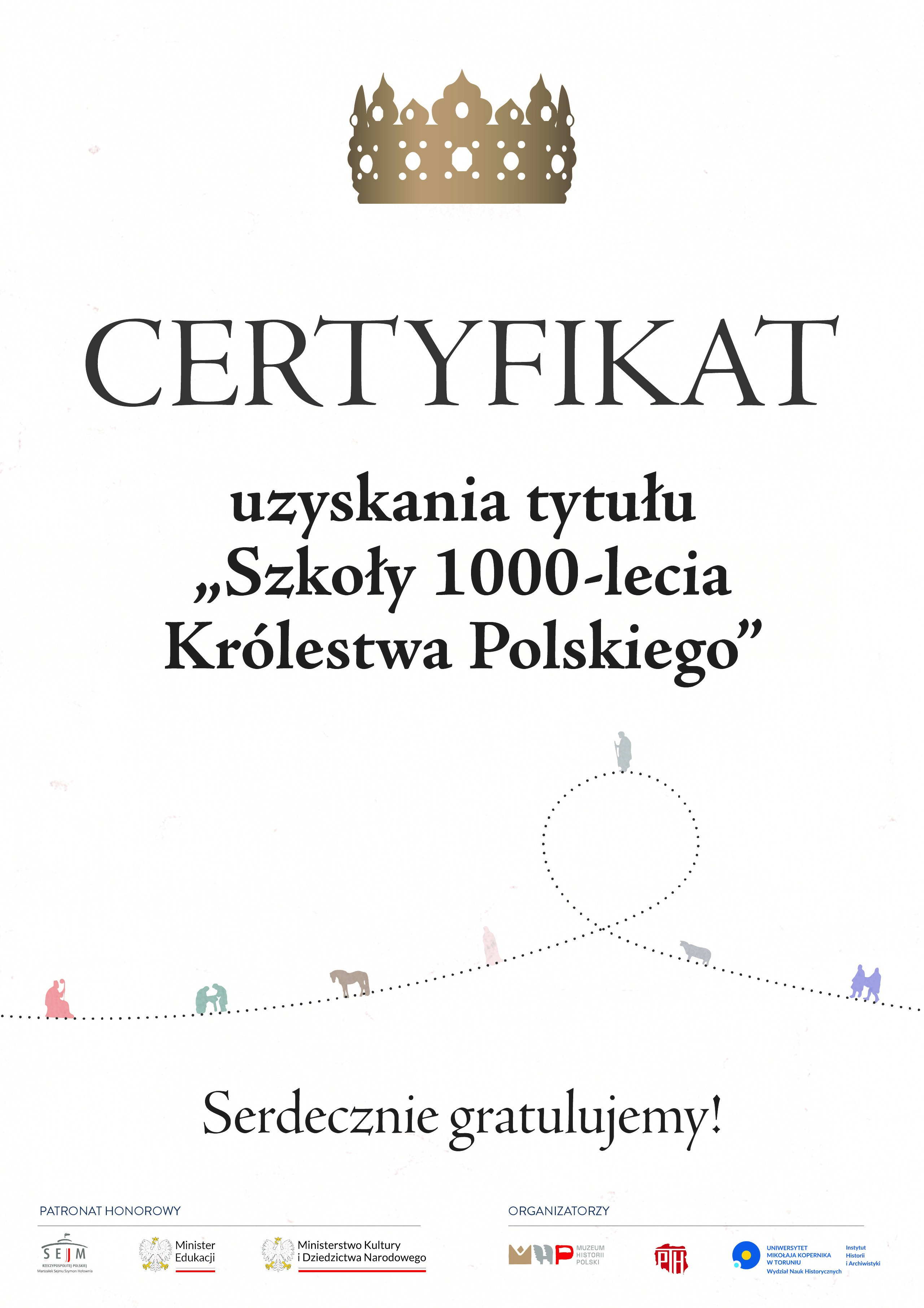 Certyfikat 1000 lecie1